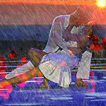 Gif animé amour pluie